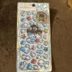 光るジュエルドロップシール あわわちゃん