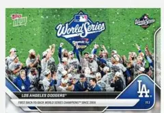 MLB Topps nowワールドシリーズ ドジャース優勝記念カード 929