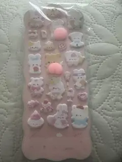 おしりシール おしり ぷくぷく ぷにぷに シール うさぎ ピンク