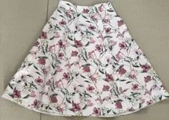 Apuweiser-riche 花柄フレアスカート