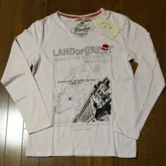 メンズ    ロンT   薄いピンク    M