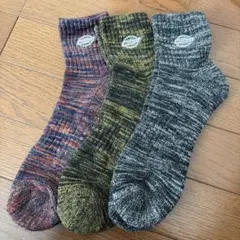 Dickies カジュアルマルチカラーソックス3足セット 25～27cm
