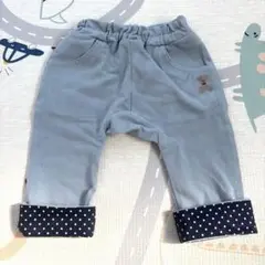 コンビミニ Combi mini パンツ ズボン 80 水色