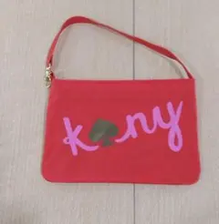 特価 新品・美品 ケイトスペード・ロゴ入り ミニポーチ