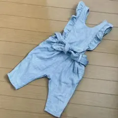 BREEZE 美品　サロペット　デニム　オーバーオール　2way 80cm