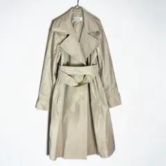 Max Mara Silk Blend Trench Coat 白タグのサムネイル