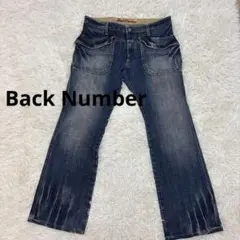 00's マクブリング 古着 Back Number デザインブーツカットデニムのサムネイル