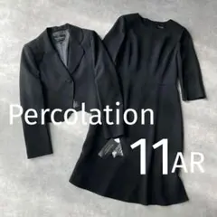 【新品タグ付】パーコレーション　ブラックフォーマル　喪服　冠婚葬祭　11号