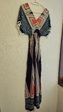 アジアンワンピース　ゆったり　リゾート　海外ファッション