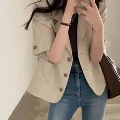 オーバーサイズ✦ゆったりジャケット✦年中活躍✦デート女子会旅行に最適