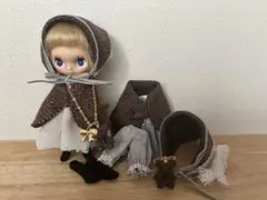 プチブライス　ドール服　お洋服　着せ替え　アウトフィット　ハンドメイド　セット