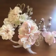 髪飾り　卒業式㊗️