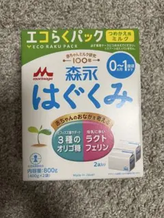 森永 はぐくみ 800g (400g×2) エコらくパック - メルカリ