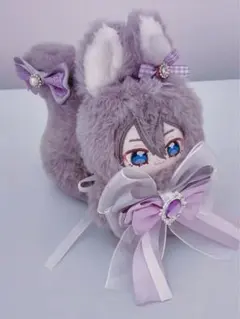❤︎ぬい服 リスちゃん 黒 10-12cmパールストラップ付き❤︎ 10 - メルカリ