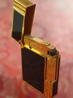 ST.dupont デュポン ガスライター 漆 金ラメ ライン2 - メルカリ