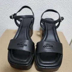 COACHゲール ウェッジ サンダル