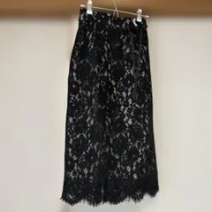 新品タグ付きトッコクローゼットtocco 黒レース タイトスカート M
