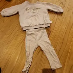 ベビーギャップ80センチミニーマウスセットアップトレーナーピンクディズニー