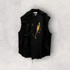 希少 FACETASM 21SS 落書き グラフィック ビッグベスト 異素材のサムネイル