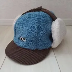 WEB限定 セサミストリート ボアフライトキャップ　パイロットキャップ　帽子