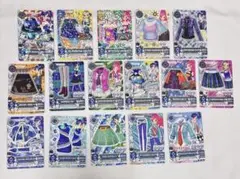 アイカツ! アイカツカード16枚セット！クールカード♢ 霧矢あおい 音城セイラ