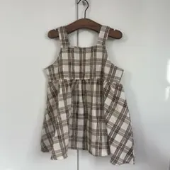 anggo ワンピース M 100 ブラウン 韓国子供服 anneshirley