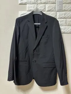 UNIQLO ユニクロ　感動ジャケット　コットンライク　S ブラック