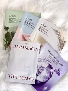 【Anua 】コラーゲンシートマスク　おまけ付き5枚セットセット