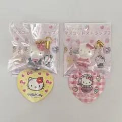 ハローキティ トレーディングマスコットストラップ2 コギャル メイド(ピンク)