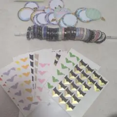 マスキングテープ　付箋　セット　マステ