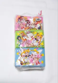 セーラームーン　セーラースターズ　ポケットティッシュ　レトロ