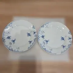 廃盤品】ロイヤルコペンハーゲン カラーエレメンツ ターコイズ 26cm