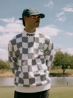 Mサイズ　完売品DEVEREUX GOLF デヴァロー　モックネックシャツ オーバーサイズ完売品DEVEREUX GOLF デヴァロー モックネックシャツ