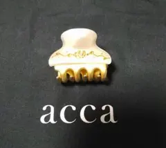 acca ヘアクリップ ホワイト ゴールド - メルカリ