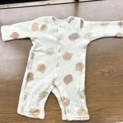 クマ柄ロンパース 60-70cm