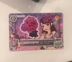 アイカツ アイカツカード 紫吹蘭 ローズボンボンヘアコサージュ