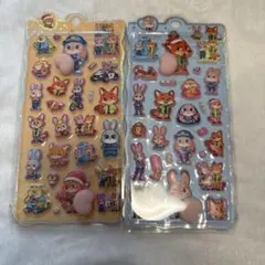 おしりシール　桃シール　むにむにシール　２枚セット