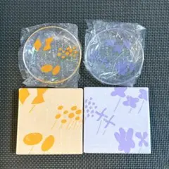 【未使用】SOUSOU ソウソウ ガラス皿2枚セットのサムネイル