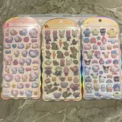 【国内正規品】コットンパフィーシール 3点セット 【即日発送】