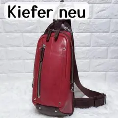 Kiefer neu CIAOレザー ボディバッグ ワンショルダー レッド