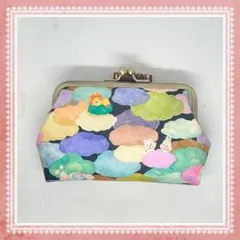 ユキエモン ＊ボタニカルフラワー＊ がま口ポーチ ハンドメイド - メルカリ