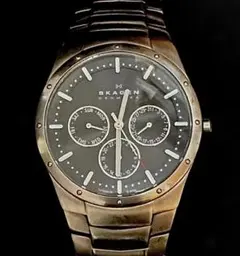 【ジャンク品】SKAGEN スカーゲン 腕時計 596XLTXM