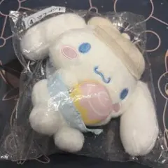 雑貨[サンリオ 当たりくじ]④シナモロール マスコット ぬいぐるみ