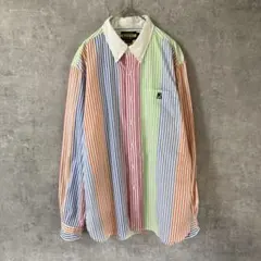 Ralph Lauren RUGBY ストライプ 長袖シャツ Lサイズ　多色