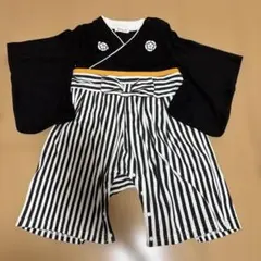 Aenak 袴ロンパース 男の子 サイズ80 黒