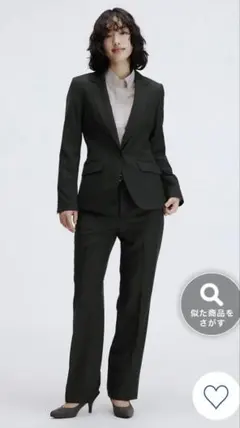 洋服の青山HILTON【ネイビー/上下セットアップスーツ/11号】