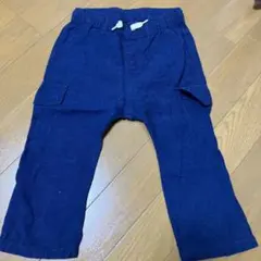 H&M 紺　麻綿パンツ　新品未使用　92サイズ