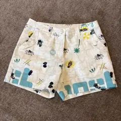 and per se ゴルフ ショートパンツ 総柄 ホワイト Mのサムネイル