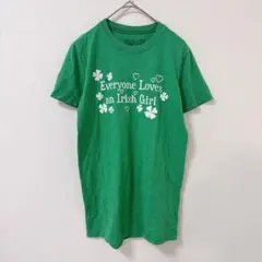 アーバンアウトフィッターズ Tシャツ クルーネック 半袖 ロゴ 緑 M 綿