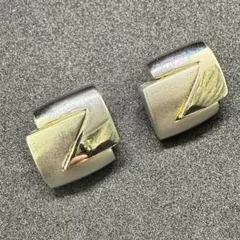 GIVENCHYジバンシー 幾何学イヤリング ひし形 アクセサリー シルバー